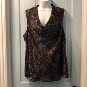 Fashion Bug 1x sleeveless blouse polyester